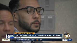 Accuser testifies in hearing Kellen Winslow Jr. rape case