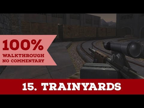 Return to Castle Wolfenstein Walkthrough (All Secrets,I am Death Incarnate) part 15 THE TRAINYARDS