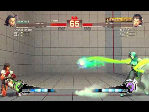 Ultra Street Fighter IV battle: Chunbelievable (Rose) vs Miss Chris T (Sakura)