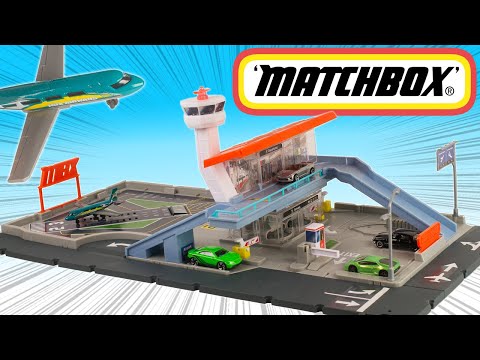 MATCHBOX l'Aéroport Airport Adventure encore mieux qu'un garage ! Unboxing test complet Hot Wheels