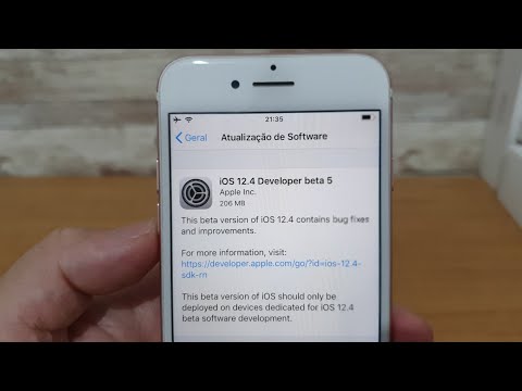 IOS 12.4 beta 5!! Correções e Apple Card.