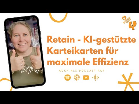 Retain – KI-gestützte Karteikarten: Lernsmart, Effizient, DSGVO-konform!