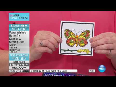 HSN | Paper Crafting Tools & Supplies featuring Stamping 03.08.2017 - 06 AM