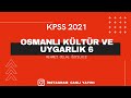 16 - TARİH - Mehmet Celal ÖZYILDIZ -  OSMANLI KÜLTÜR UYGARLIK 6