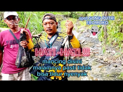 coba kalau berani !!! yang tak kuat mental jangan mancing dispot ini