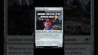 Sneaking Virulent Silencer in All of My Artificer Decks 🤫 #mtg
