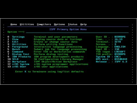 IBM MVS 3.8 - Getting data in and out of the mainframe - M4