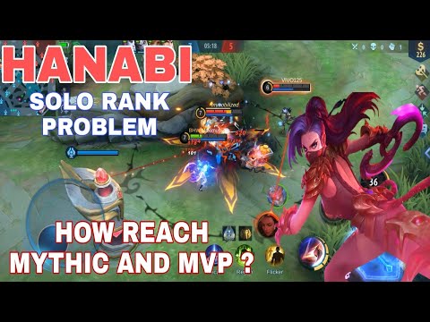 HANABI GUIDE FULL GAMEPLAY REACHING MYTHIC RANK | SOLO RANK | Mobile Legends