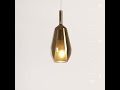 Suspension Luminaire Vase Liora Noir - Acier - Verre clair - 8 x 342 x 8 cm