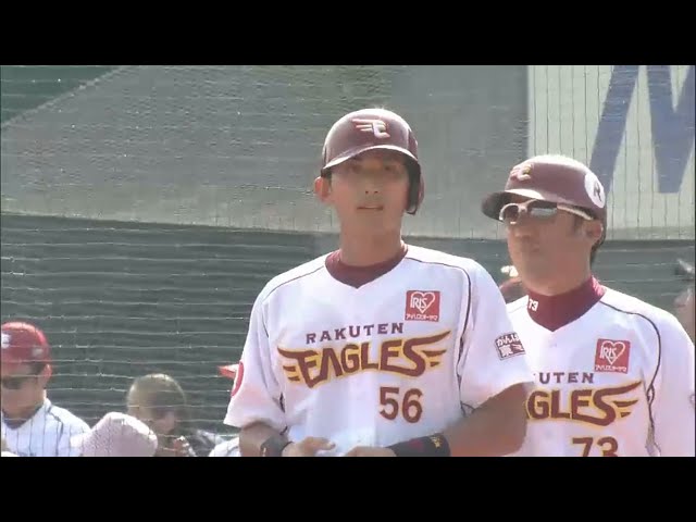 【3回裏】満塁好機に同点打!! イーグルス・中川 逆方向へタイムリー 2015/6/13 E-D