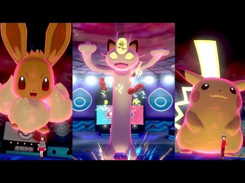 I  P O K É M O N  G I G A M A X  entrano in scena in Pokémon Spada e Pokémon Scudo!