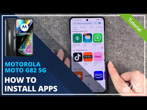 Motorola moto g82 5G - How to install apps • 📱 • 👨🏼‍💻 • ⬇️ • Tutorial