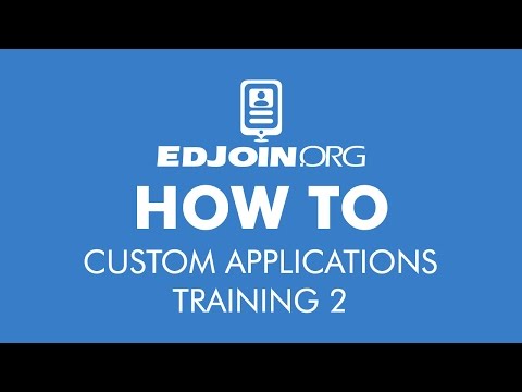 Edjoin Custom Applications Training 2