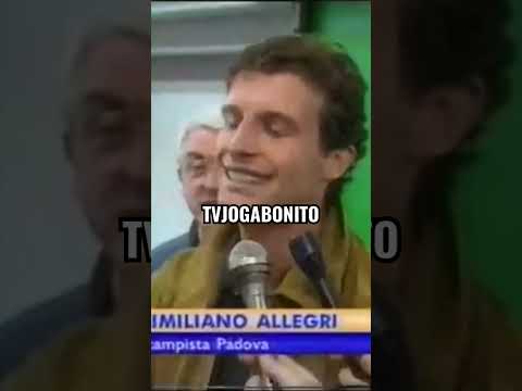 Max Allegri si faceva rispettare già da giovane.(LITIGA COI GIORNALISTI)