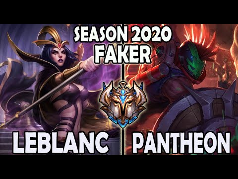 Faker LEBLANC vs PANTHEON - Ranked Challenger Korea
