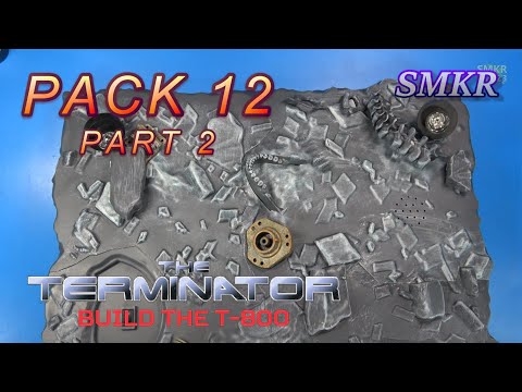 Agora Models Build the T-800 Terminator Pack 12 Part 2, Stages 114 - 116