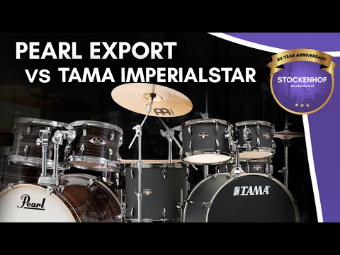 Pearl Export vs Tama Imperialstar - Comparison video (SOUND DEMO)