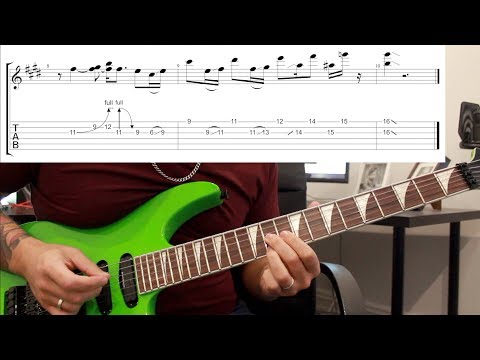 How to play ‘Just What I Needed’ by The Cars Guitar Solo Lesson w/tabs