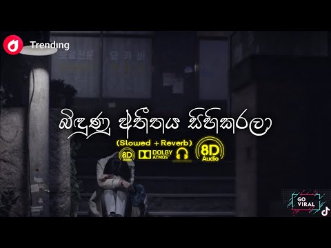 Bindunu athithaya sihi karala  - බිඳුණු අතීතය සිහිකරලා (Slowed + Reverb | 8D Audio)