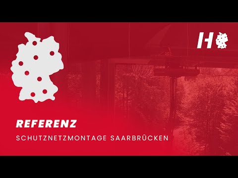 HEINZLER GmbH - Montage Schutznetze / Sicherheitsnetze bei einer maroden Brücke zur Brückensanierung