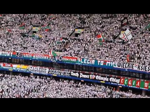 Fani Legii Warszawa podczas finału Pucharu Polski z Rakowem Częstochowa | 02.05.2023