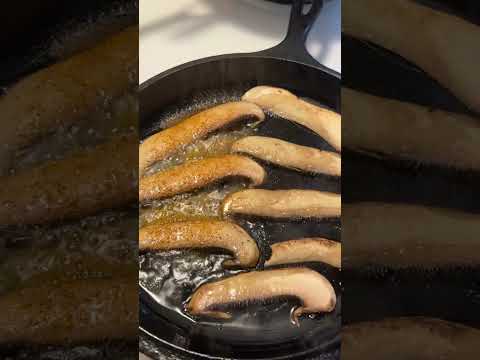 Crispy pan fried portobello 🌱✨🤎