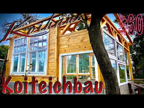 Teichbau Koiteichbau Teil 60 Koiteich & Koihaus Vlog mitten drin statt nur dabei Einfach Koi Blog