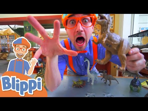 Blippi Visits an Children's Museum! | Learn About Dinosaurs | Educational Videos For Kids