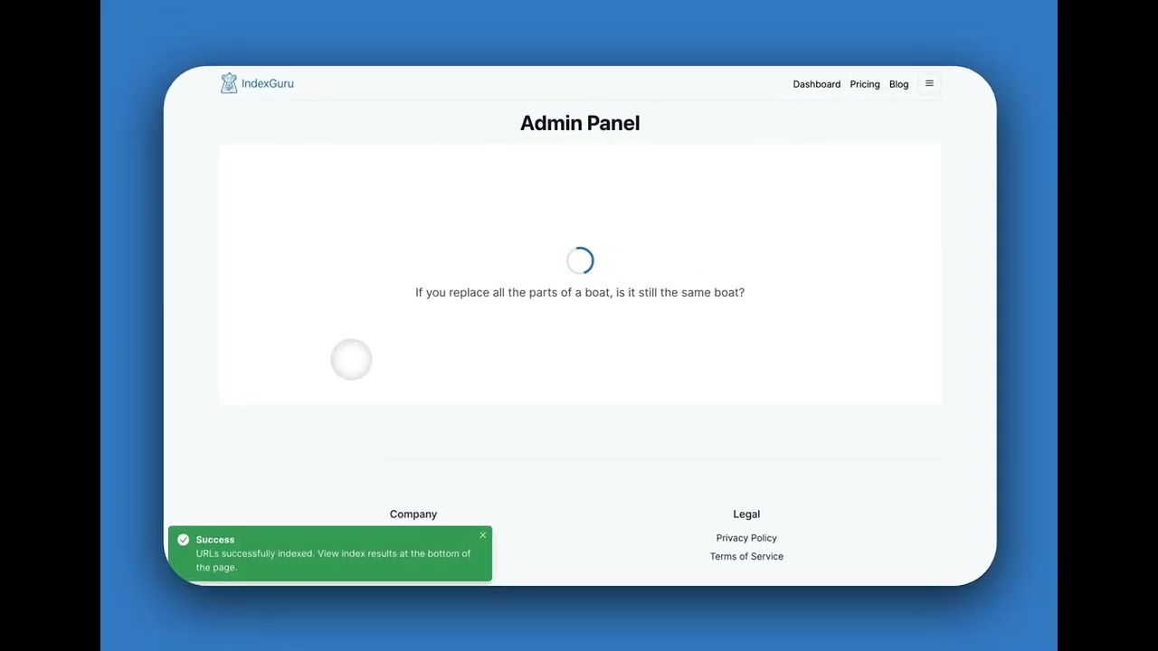 IndexGuru demo video