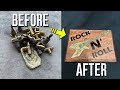Casting An Electric Brass Guitar Turn Scrap Brass Into Art