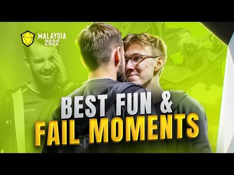 BEST Fun & Fail Moments of ESL ONE Malaysia 2022 Dota 2