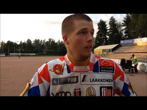 Ossi Meriläinen haastattelussa Tahko-pelin jälkeen