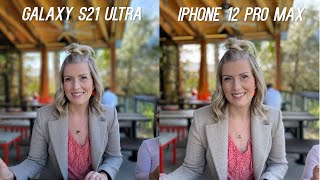 Samsung Galaxy S21 Ultra 5G vs Apple iPhone 12 Pro Max Camera Test Comparison