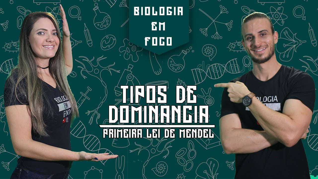 PRIMEIRA LEI DE MENDEL - Dominância Completa, Incompleta, Codominância, Pleiotropia e Polialelia.