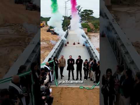 Inauguran nuevo puente en Colpa Bélgica
