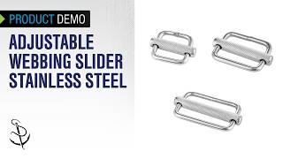 How to Thread an Adjustable Webbing Slider (Stainless Steel)