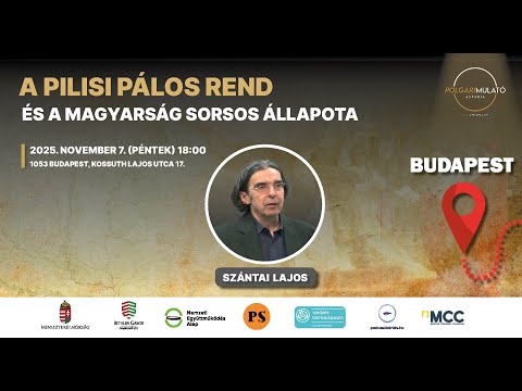A pilisi Pálos rend és a magyarság sorsos állapota - Szántai Lajos
