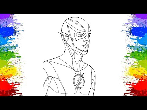 🌟 The Flash / Barry Allen Coloring Page 🌟