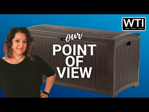 Suncast Wicker Patio Outdoor Storage Containers - WTI product video review