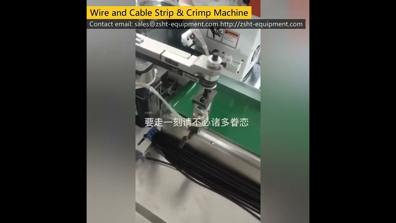 Fully auto Crimping Machine for wiring harness manufacturing, Auto Crimp Machine