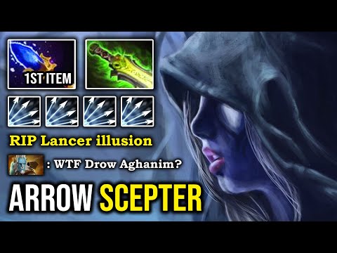 CRAZY MULTI MARKSMAN SHOT First Item Scepter Drow Ranger EZ Counter PL with Insanely Farm Speed DotA