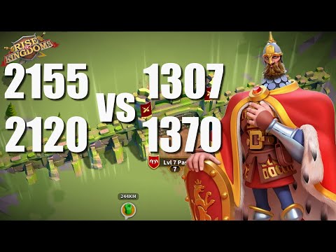 LIVE NOW! Pass 7 opening Heroic Anthem 2155, 2120 vs 1307, 1370 in Rise of Kingdoms