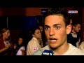 Barça players speaking after the first game of the pre-season