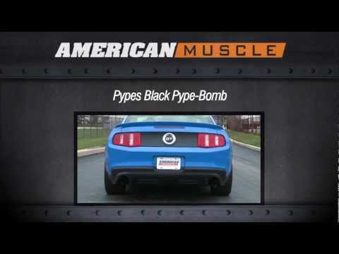 2011-2014 Mustang Pypes Exhaust Sound Clip Black Pype-Bomb Axle-Back (GT) Review