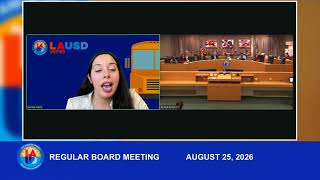 August 25, 2026 - 10:00AM Regular Board Meeting