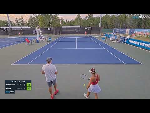 Gina Dittmann v Sara Choy - STAN v NCSU - 19.5.23
