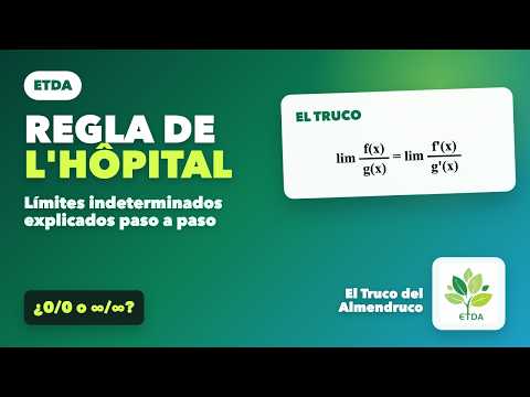 📐 Regla de L’Hôpital: límites paso a paso sin liarte
