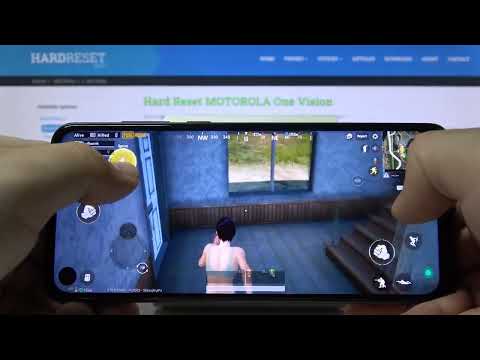 Gameplay of PUBG on MOTOROLA One Vision - Mobile Gaming Test