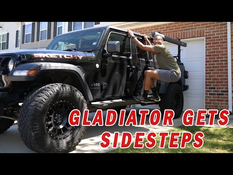 Installing Iron Cross Side Steps on My Jeep Gladiator