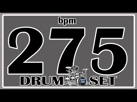 275 bpm ROCK DRUM SET